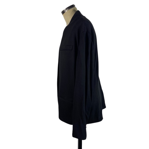 NEW Soma Divine Terry Knit Blazer Jacket XL Black Style Essentials 570237844 - Picture 5 of 15
